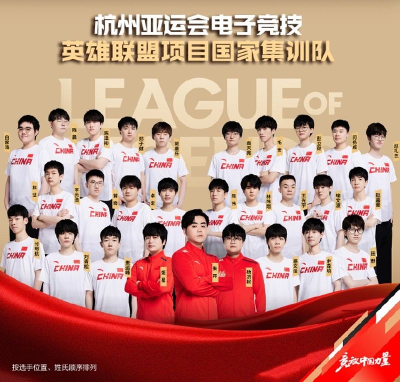 lol亚运会中国队阵容是哪些-lol亚运会中国队教练选手名单大全